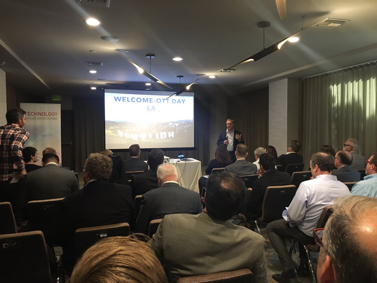 OTT_DAYS's tweet photo. #HybridTV: Convergence of #OTT and #BroadcastTV, by Greg Jarvis, US General manager at @FinconsGroup at #ottday in LA #streamingmedia #otttv https://t.co/YWwks9uhTb