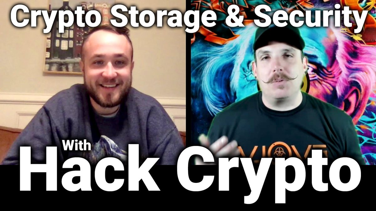 CryptoStache's tweet photo. After a great @WorldCryptoCon & meeting so many of the crypto friends I have made online in person it was great to connect with Steve from @hackcrypto who asks me how I 'stache my crypto and & more.
#crypto #hardwarewallet #hackcrypto #wallet #storage
https://t.co/7f5pduvaTr https://t.co/4S9LgvLkLn