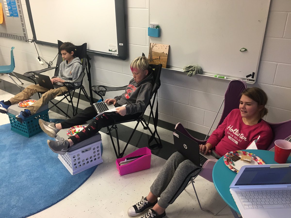 Mrs_Lilly5's tweet photo. Our classroom transformed into a “Literacy Campsite” today while we read to find out about characters’ decisions &amp; how different perspectives influence our ideas. Sts drafted narratives &amp; explained how stories share common symbols &amp; themes #wearereaders #wearewriters 🍫🏕📓📚✏️🖊 https://t.co/B3rb39MOQy