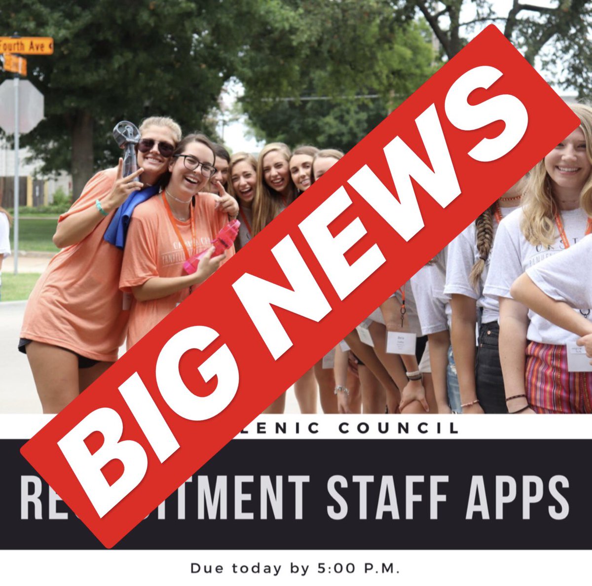 PSA: RECRUITMENT STAFF APPLICATION DEADLINE HAS BEEN PUSHED BACK TO 11:59 P.M.!!!