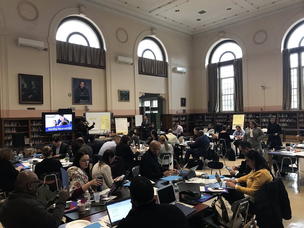 JenGoldbergDAAA's tweet photo. Brooklyn North High School leaders gather for our monthly meeting! #collaboratingforsuccess #WeAreBrooklynNorthStrong https://t.co/m4zwQPpDzT