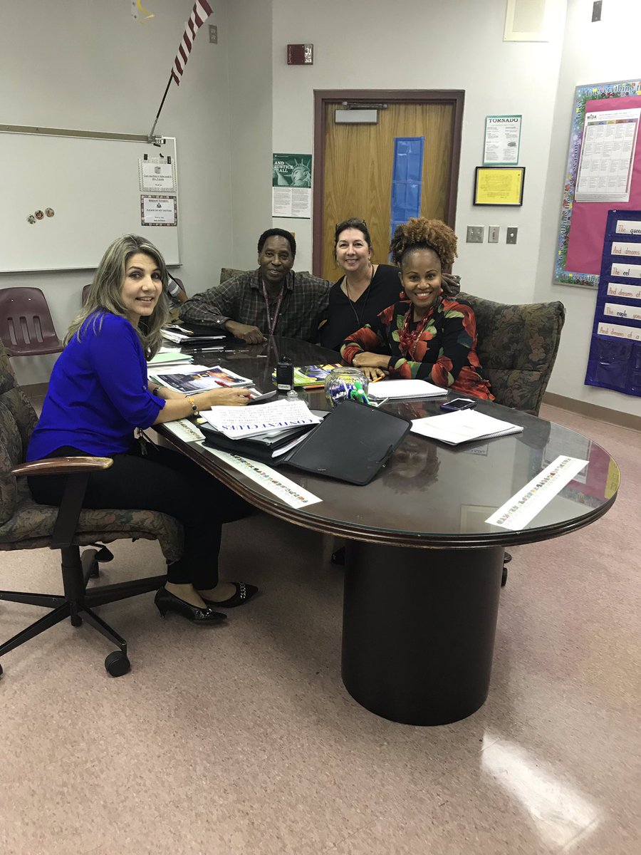iliantamara's tweet photo. ESOL team at BGE planning for success!!!! https://t.co/ELatX5zZgx