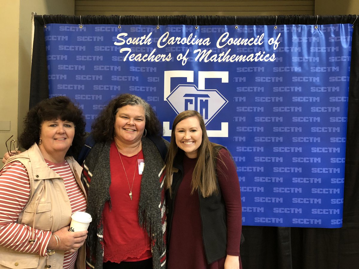 Thankful for opportunities to grow professionally with these awesome math teachers at the #SCCTM2018 conference! @bmssocial