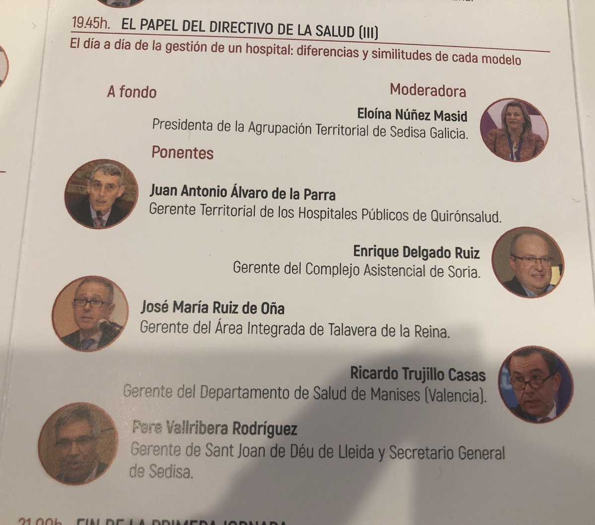 hoyosvm's tweet photo. Comienza la Tercera Mesa de Debate: “el día a día de la gestión de un hospital: diferencias y similitudes de cada modelo” #EDS10 https://t.co/cbjkJGviUf
