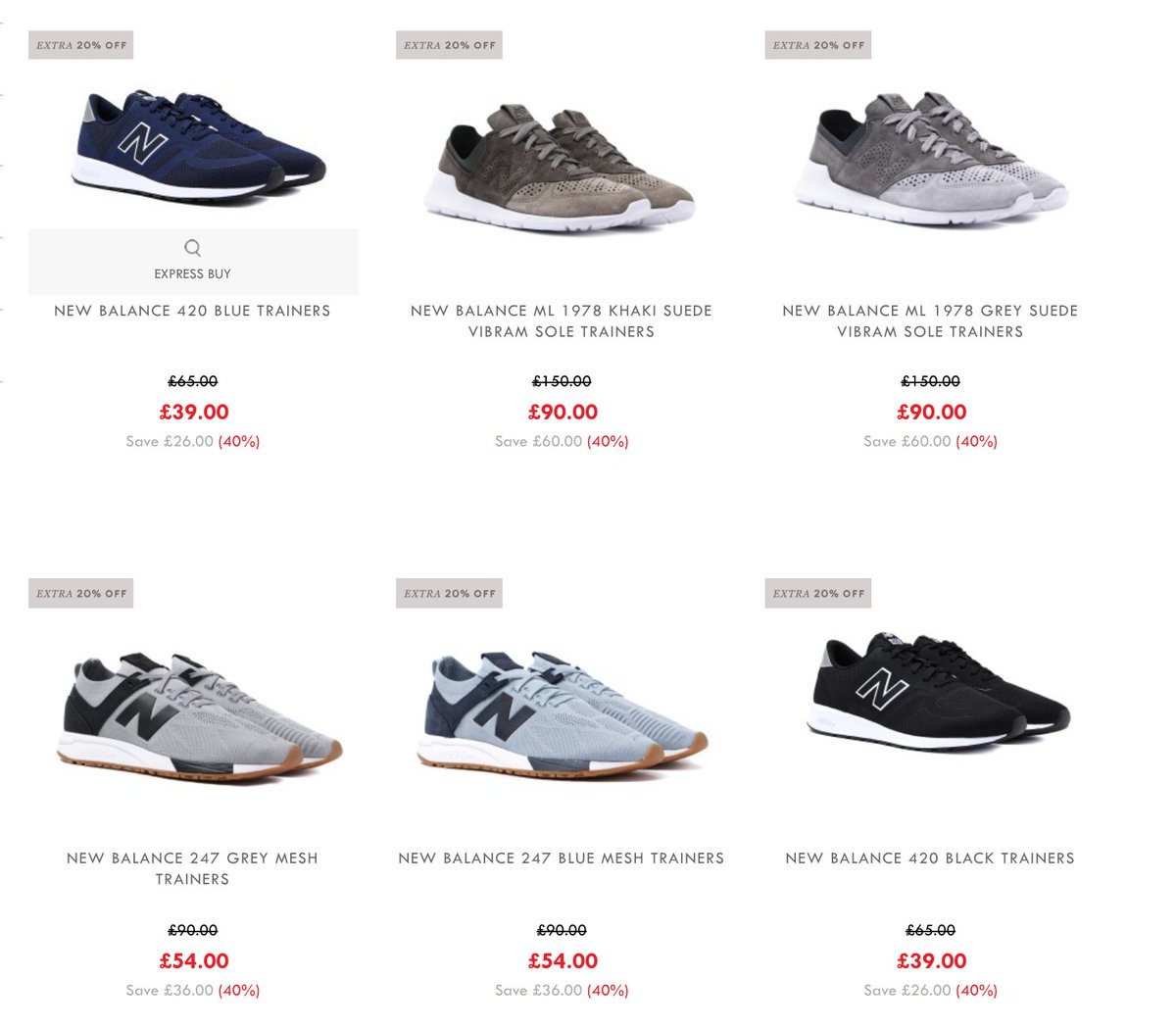 coatstrainers's tweet photo. Get an extra 20% off New Balance at Woodhouse here >
https://t.co/Cx51PSpF0g
Use code WHNEW20
Loads of serious bargains to be had! https://t.co/KhMBg3d1IN