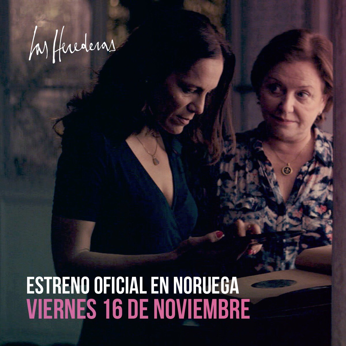 Estamos felices y ansiosos porque mañana estrenamos la película en los cines de Noruega. ¡Gracias a todos por el apoyo de siempre!  #LasHerederas