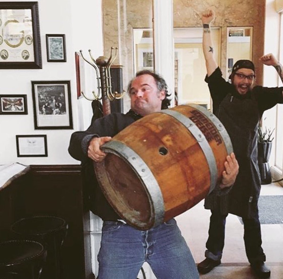 BLAST FROM CASKS PAST!!.Tonight we will be hammer tapping a cask of #uerigealt bier and a keg of #flensburger #winterbock for Night 3  of Wild Game Week! ELK, BOAR, RABBIT and a very fun FROG LEGS and ALLIGATOR platter “buffalo” style. <a href="/919raleigh/">919raleigh.com</a> @919Beer <a href="/919eats/">919eats</a> #wildgameweek