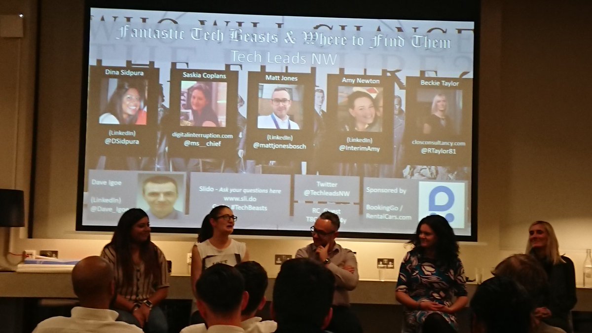 RozKTM's tweet photo. @InterimAmy @DSidpura Great to see you at #techleadsnw - fantastic tech beasts and where to find them ❤️❤️❤️ https://t.co/WM2PjShFW1