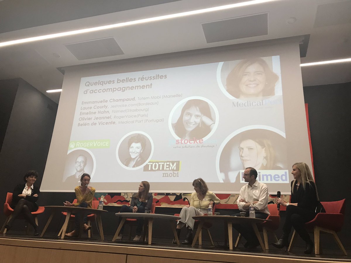 FemmesBA's tweet photo. Merci à @TOTEMmobi @jestocke @FizimedEmy @iwantroger @medical #medicalport de témoigner de la confiance entre #BusinessAngel et #startups au #WINDAY2018 https://t.co/CNC8YGbR50