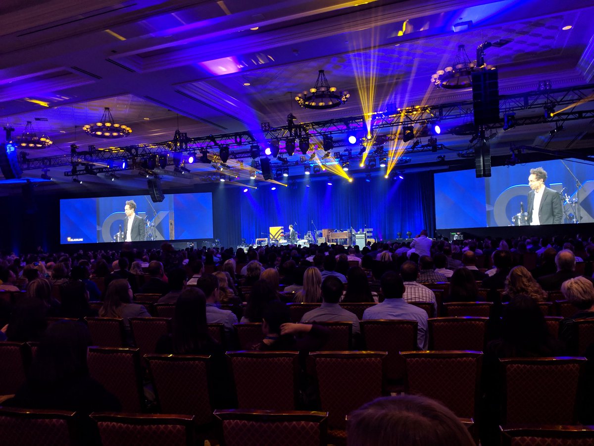 __SOTR__'s tweet photo. This Week: @Gladwell delivering #keynote for @blackline #ITB18 (photo cred. @roxannagoudarzi) https://t.co/hlQdQ5ojOJ