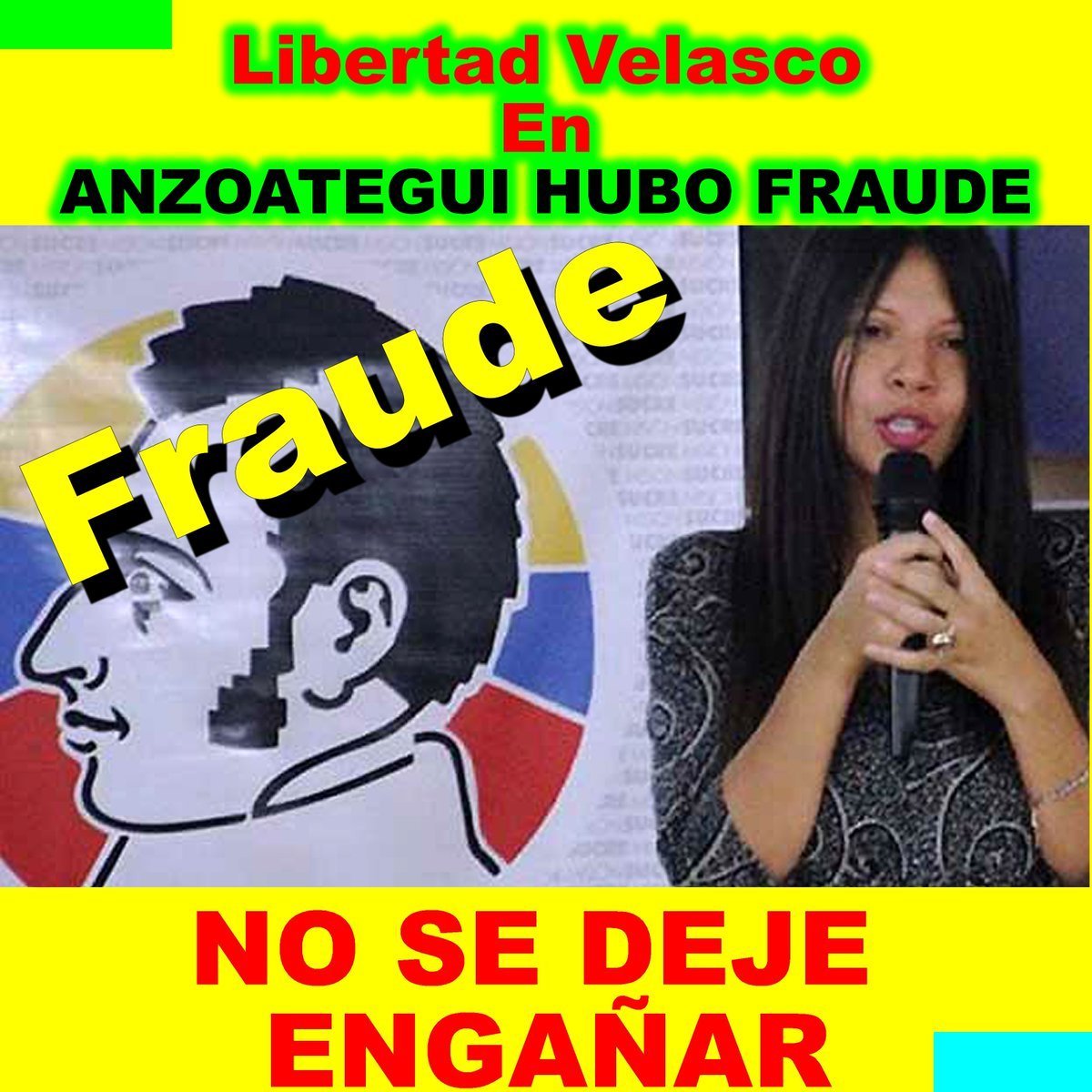 GuilarteEdwar's tweet photo. .@libertadvelasco @RedMisionSucre
EN ANZOATEGUI EL PEOR DE LOS DESCAROS, FRAUDE ELECTORAL... ESPERAMOS Q USTED NO SEA PARTE DEL FRAUDE, CONFIAMOS EN USTED. @yasguarnieri @hugbelpsuv @Mppeuct @CesarTrompiz  @AndreinaTarazon  @nicmaduroguerra #UnHitoMásEnRevolución #15Nov https://t.co/Nfqh39MfUF