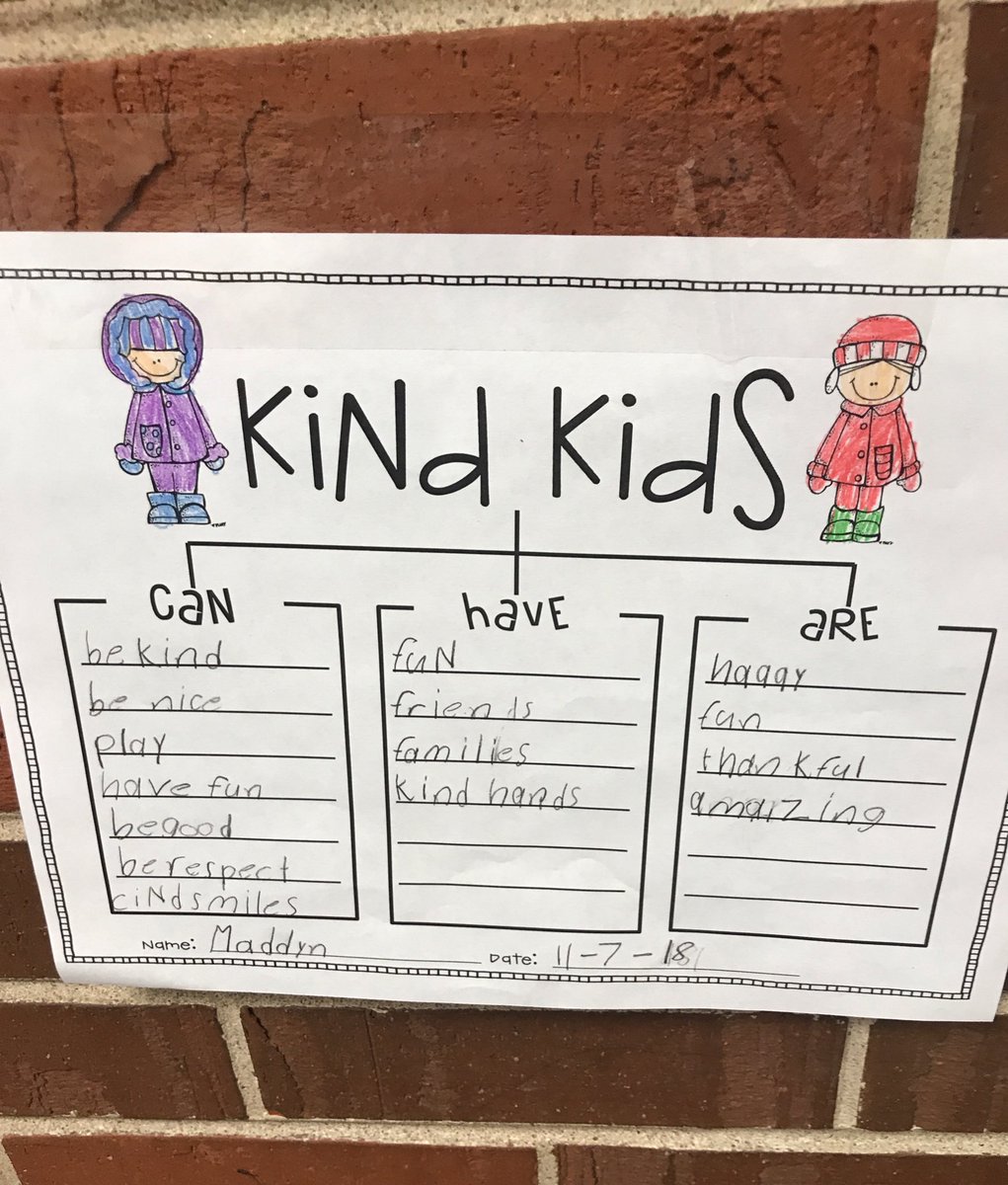 Kim_Stang's tweet photo. Kindness is happening all around us! @MaywoodSchool #bekind #kindnessbingo #sprinklekindnesseverywhere https://t.co/H6NYkq9ujL