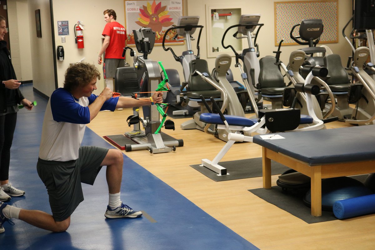 KansasCityKSCC's tweet photo. The KCKCC Wellness & Fitness Center hosted the 6th Annual Turkey Games today. What a great way to celebrate the Thanksgiving holiday and get active at the same time! #TurkeyGames #BlueDevils https://t.co/xhdnA9mRyw