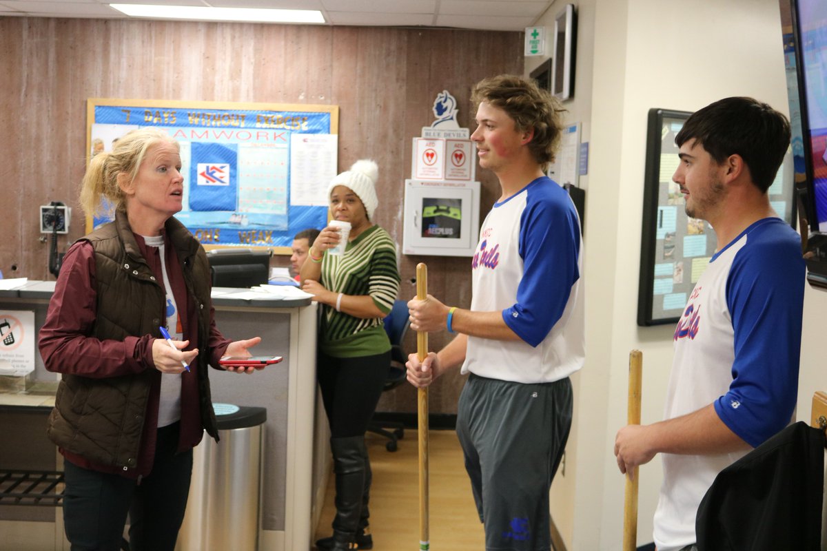 KansasCityKSCC's tweet photo. The KCKCC Wellness & Fitness Center hosted the 6th Annual Turkey Games today. What a great way to celebrate the Thanksgiving holiday and get active at the same time! #TurkeyGames #BlueDevils https://t.co/xhdnA9mRyw