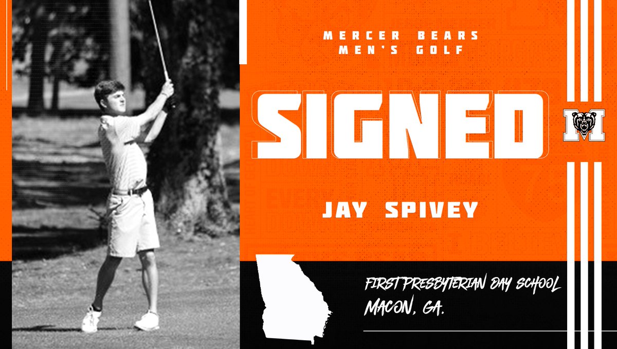Mercergolf's tweet photo. A homegrown Bear in the making! 🐻⛳️ Congrats to @jay_spivey for joining the Mercer Family!

#RoarTogether | #NSD18 https://t.co/3yWOAsxrql