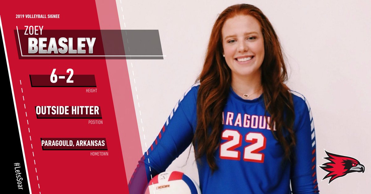 Join us in welcoming, <a href="/zoeyybeasley/">Zoey Beasley</a> to the Redhawks 🏐 family!! #LetsSoar