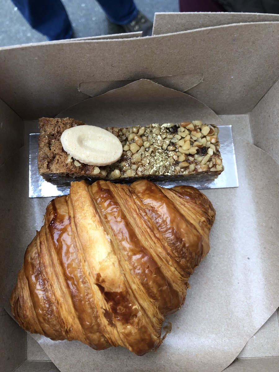 Vacation begins with @envirosci_alex and @insectogram! A must hit in #Vancouver @BeaucoupBakery! One of the best 🥐 I’ve ever eaten! 

#Bakery #Friends #RainWontStopUs