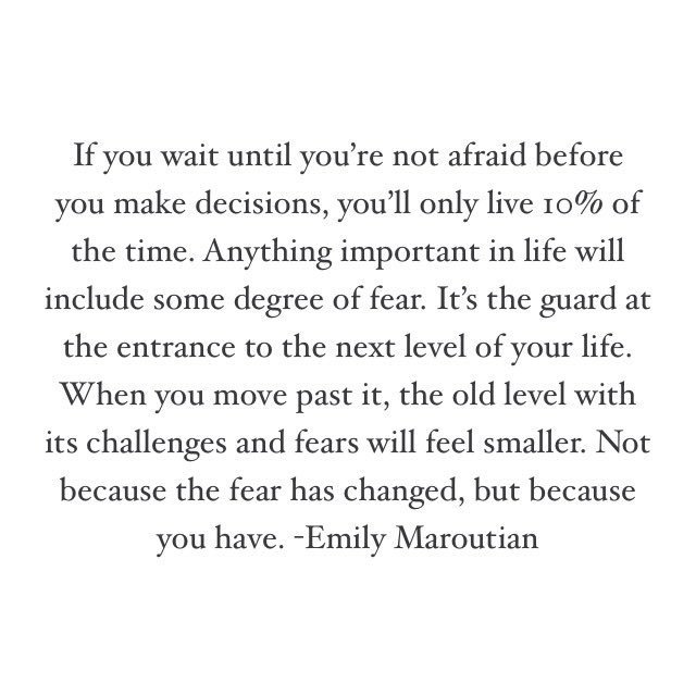 212Harvest's tweet photo. This is such a powerful set of sentences which I find inspiring and empowering @emaroutian @Harvest37 @jmicoaching @jcidublin @jciireland #Empowerment #managingfear #DecisionMaking #inspirational https://t.co/TrFvDkqmQ5
