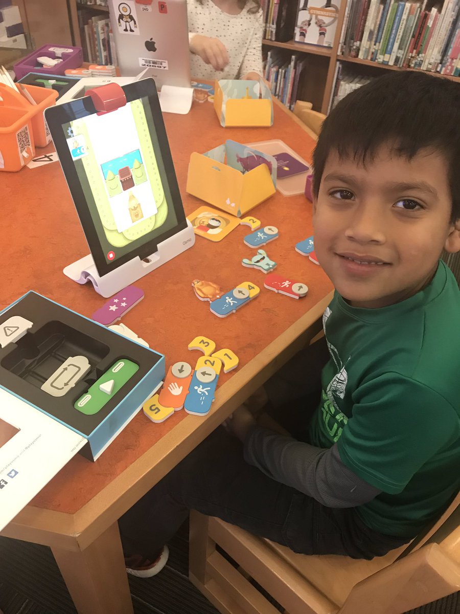 Nodell_library's tweet image. Using @PlayOsmo #CodingDuo to hone our #coding skills! @Hampton_Street