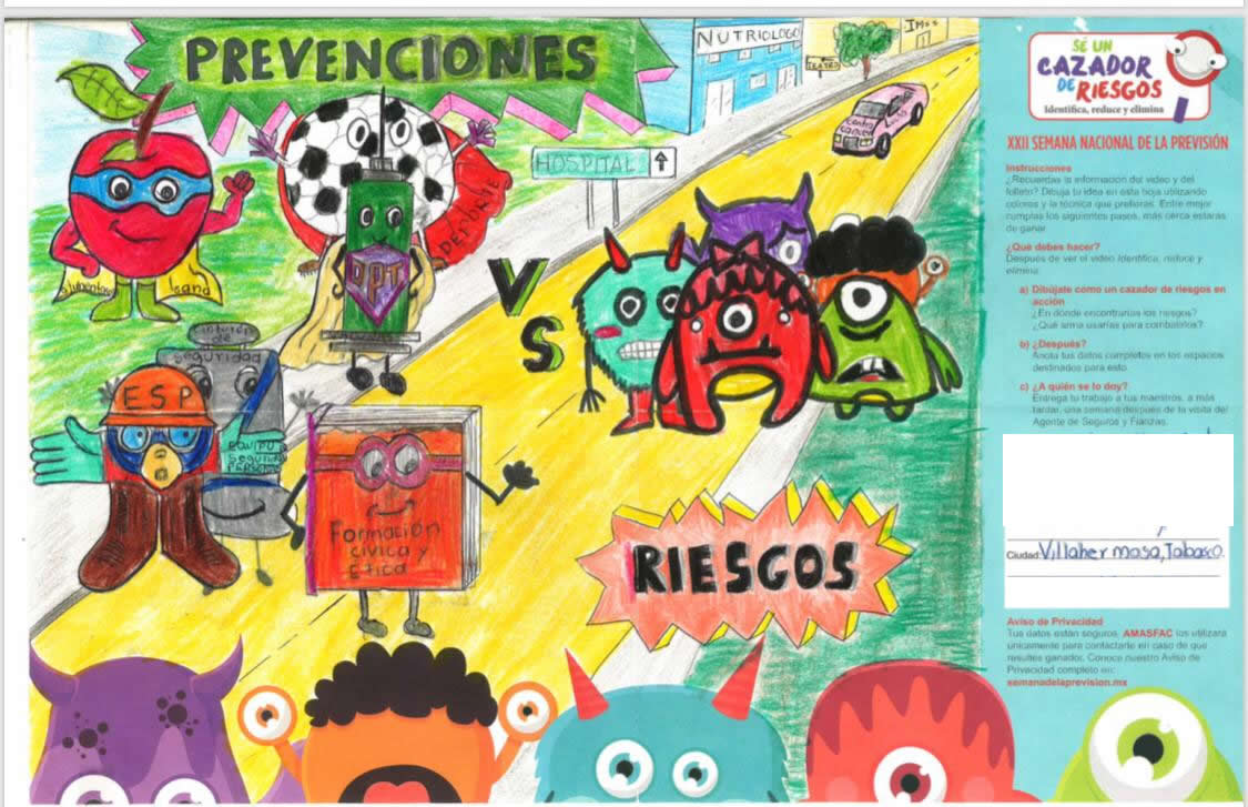 SemanaPrevision's tweet photo. XXII Semana de la previsión
250,000 alumnos 
850 escuelas
400 agentes AMASFAC
8 Directores de Distrito AMASFAC
36 presidentes de sección AMASFAC

¡Muchas felicidades a  los niños ganadores del 1er. Lugar! @AMASFAC_CDN @Cristobal_Ponce https://t.co/EMAhZS4so6