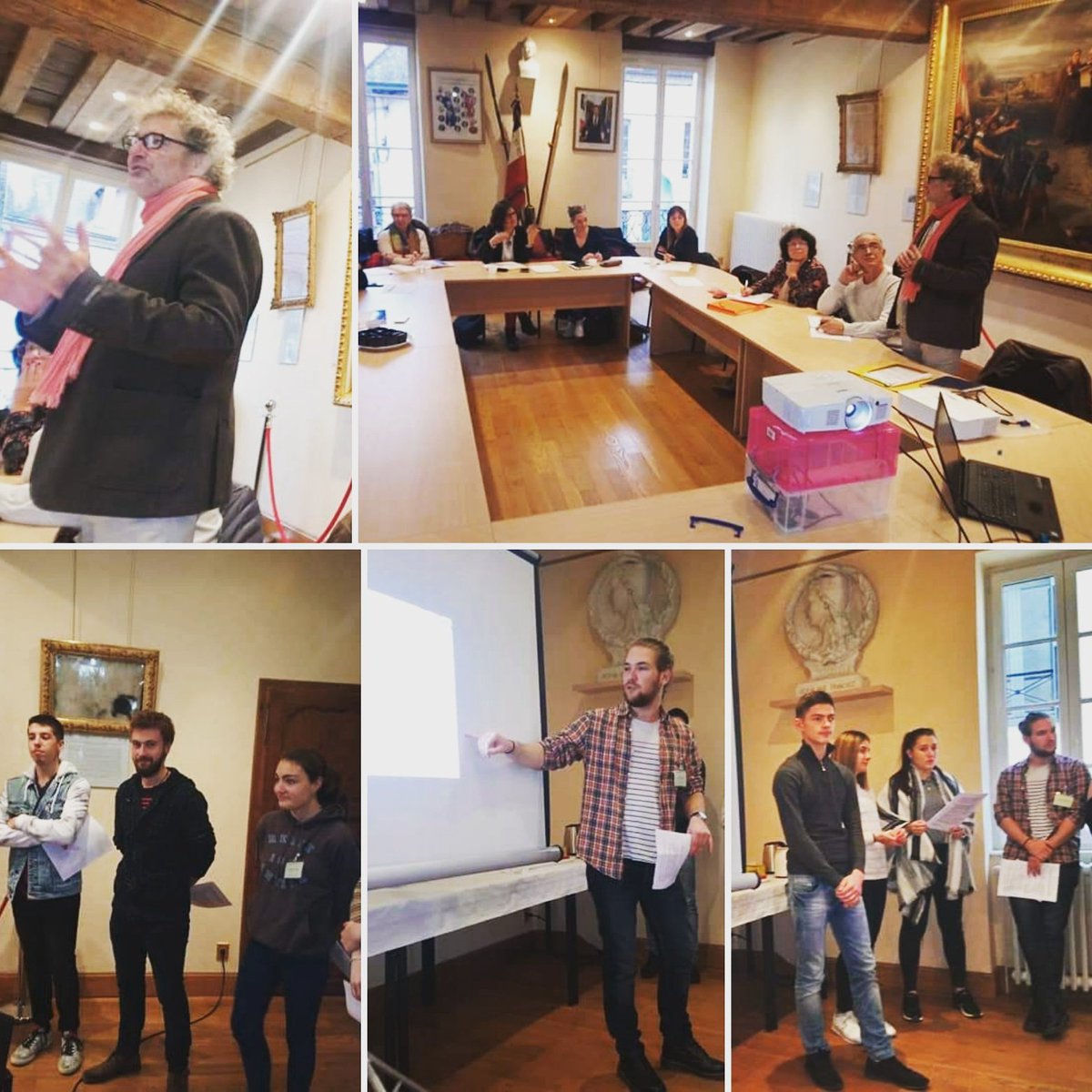 SophieMollot's tweet photo. Deuxième comité de pilotage entre les représentants des 4 communes (#SaintJeandeLosne, #SaintUsage, #Echenon et #Losne), et les étudiants de #BTSADATR à la #MFRQuetigny, un échange productif ! https://t.co/BoO80qnRrg