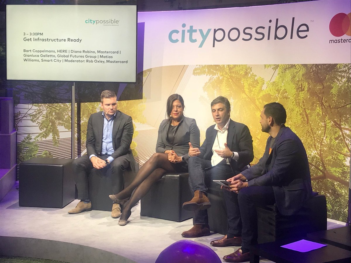 Our Managing Director Gianluca Galletto speaking at the <a href="/Mastercard/">Mastercard</a> panel at <a href="/smartcitiesexpo/">Smart City Expo</a> Barcelona. Digital Infrastructure investment and innovation is key to meeting the current and future challenges cities face #GetInfrastructureReady @SmartCitiesNY