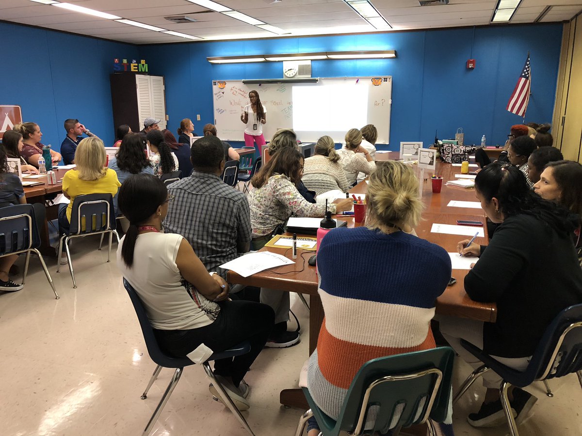 SEL Specialist @helloDrVee came to the PLE Growth Lab and shared strategies with our teachers about self care during today’s faculty meeting!