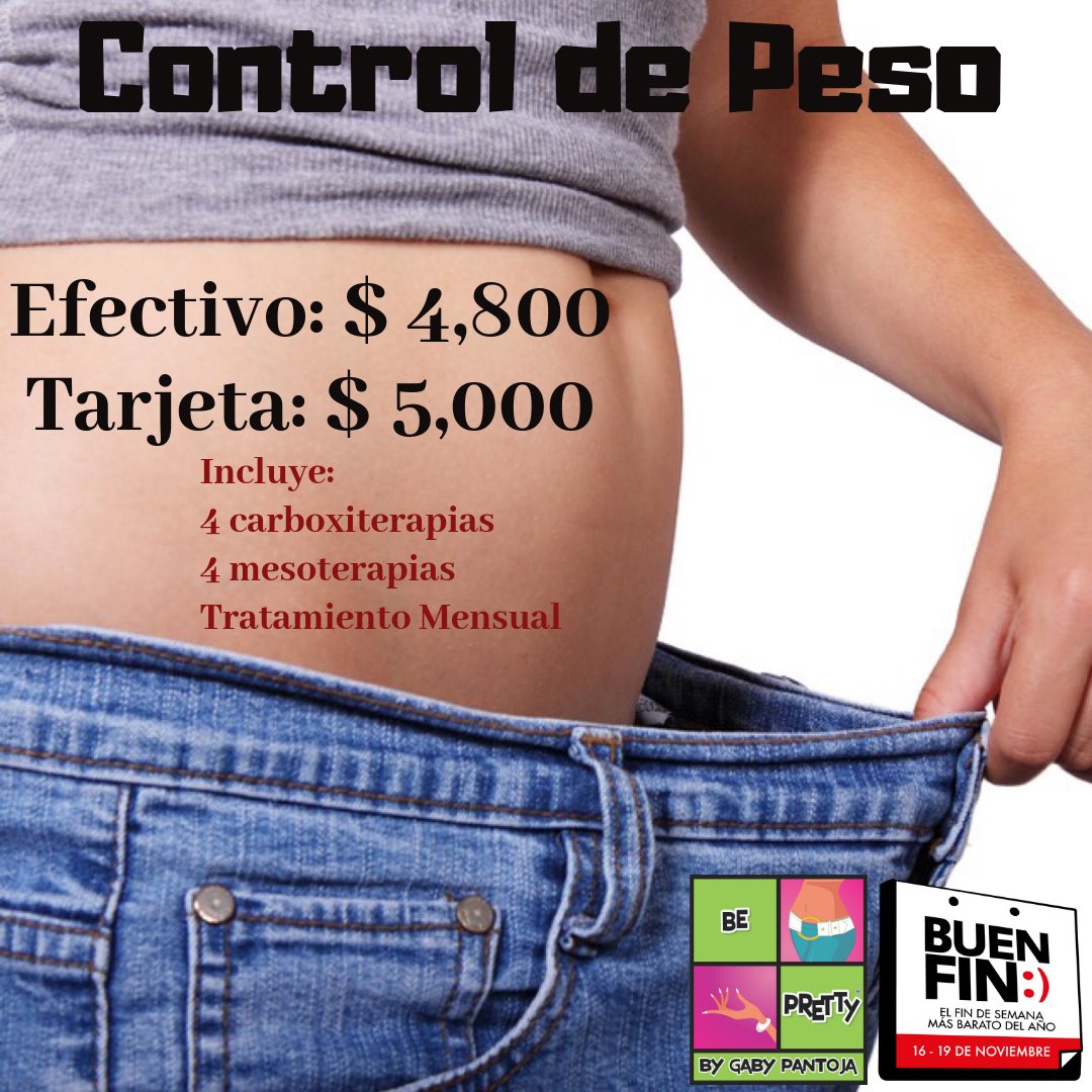 beprettyspa's tweet photo. Nuestra súper promoción de control de peso se termina mañana! Baja de peso y prepárate para las fiestas decembrinas... aún estás a tiempo! https://t.co/ozwjbKtNLb