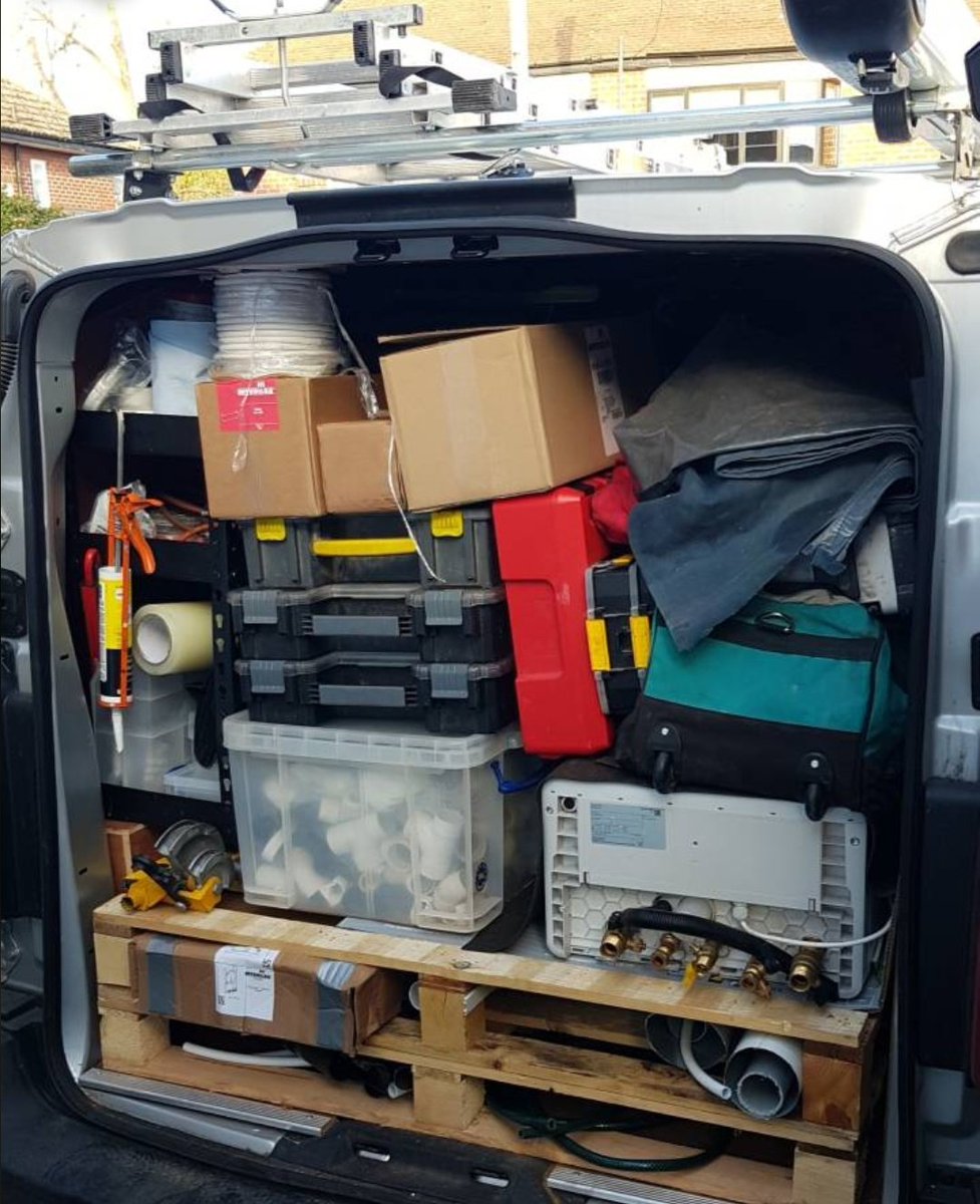 go2heating's tweet image. One of the vans at the start of today...It's safe to say, it's been a busy one #thursdaymotivation #vanlife