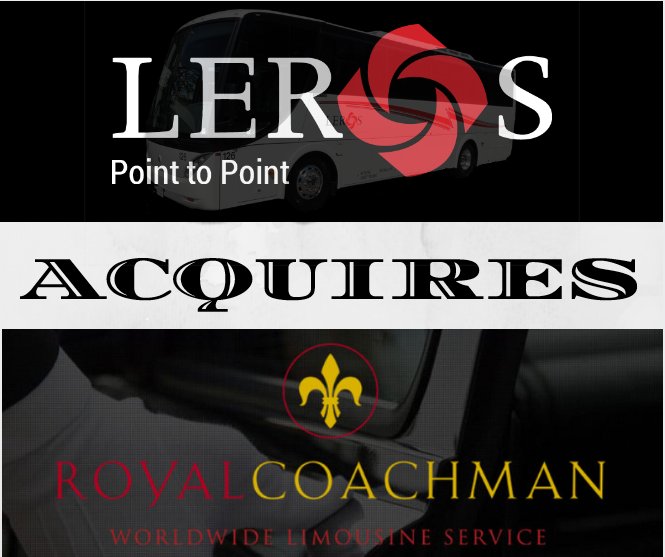 LerosLimos's tweet photo. We are happy to announce that Leros Point to Point has officially acquired Royal Coachman Worldwide Limousine Service out of Northern NJ! #team #joiningforces #luxurytransportation #businessdeals #leros https://t.co/hDaLFS0JKu