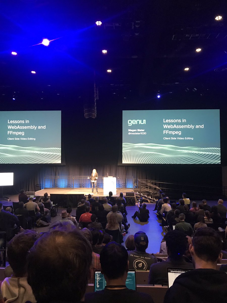 novicki_david's tweet photo. @meslater1030 Talking about WASM and client-side video editing https://t.co/xT6qwEU8Ln
