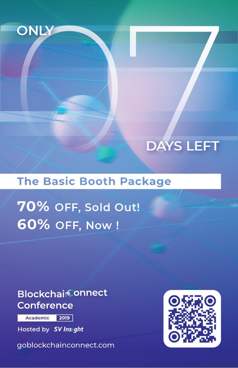 We’d like to invite you to The #Blockchain #Connect #Conference (1/11/2019) <a href="/blockchain_con/">Blockchain Connect Conference</a>, bringing together thousands of thought leaders in #SiliconValley. Want to get a booth? Don’t miss the chance to get 60% off 👇 learn more buff.ly/2zo68JY

#crypto #btc #eth #eos