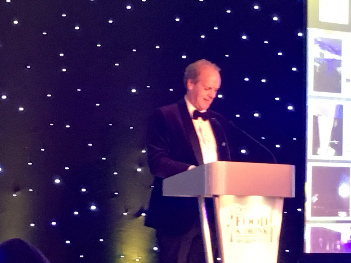 radioexe's tweet photo. Andy Cooper, the warm up act at the @devonlife Food and Drink awards! https://t.co/LWALKU9a5R