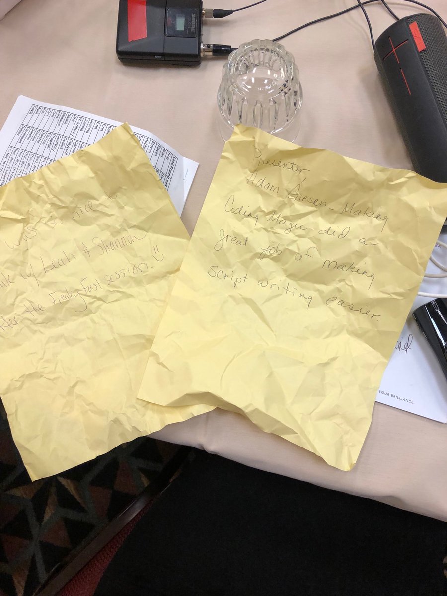 sschroederteach's tweet photo. Sharing out shout outs to build community #IETC2018 #sharefearlessly https://t.co/Emyz3jr4Ko