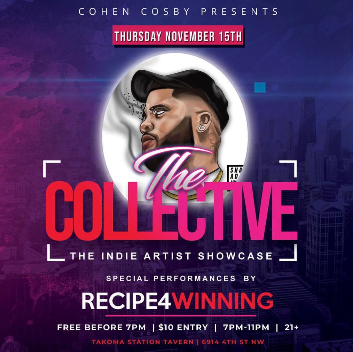 ULTIMATEMusGr's tweet photo. @iamrecipe4winning 🐐🏆 Will Be @ @TakomaStationTavern TONITE w. Songs frm Newly Released #UnderratedLP 🔥💯
. . . . .
@ultimatemusgr
#UnderratedLP #hotnewmusic #dmvrappers #unsignedhype #money #cardib #tcb #reactionband #backyardband #aqualounge #powerdc #blissdc #hennessey https://t.co/bpneCx6waT