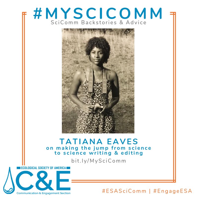 JPurren's tweet photo. “I was too fascinated by everything to narrow it down to just a few organisms. I was passionate about the whole institution of science.” Check out this fantastic #MySciComm by @EcologistSays at https://t.co/U4X44d05er https://t.co/bdOAa57yjE