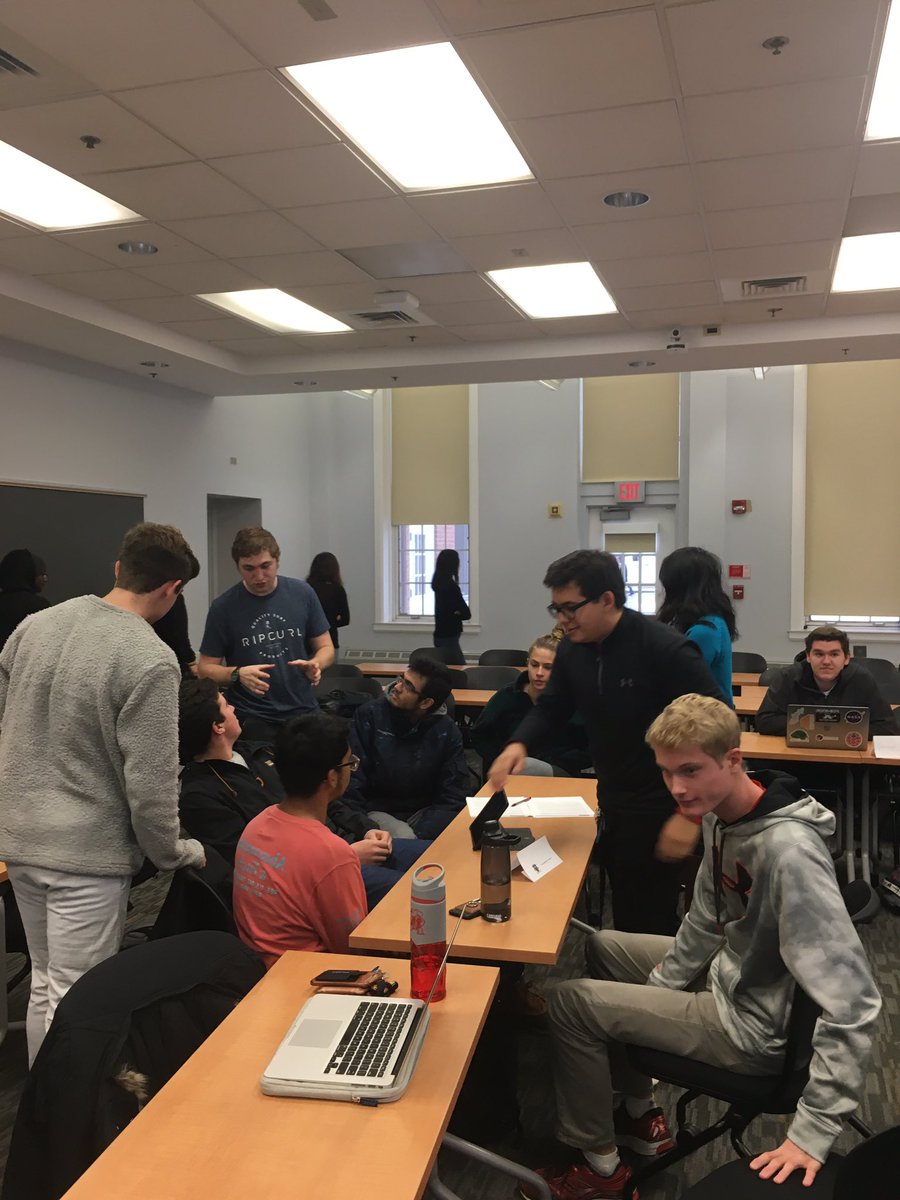 plscholars's tweet photo. ❄️Theres sNOw stopping these PL-ers! ❄️Today’s class found 1st year students engaging in a @StateDept inspired negoation training, allowing students to apply leadership principles they’ve learned throughout the semester. Last class before Thanksgiving Break! #letitsnow https://t.co/0zD5ZZImwp