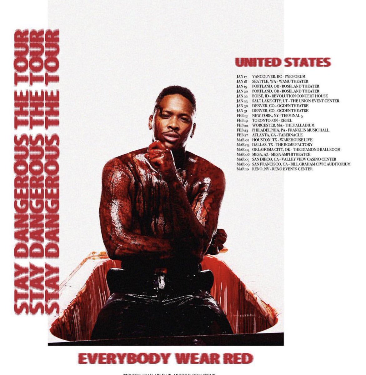 suzzy400's tweet photo. @YG U.S #StayDangerous Tour!!! 
Tickets 🎫 on sale tomorrow Friday November 16th 
on https://t.co/ODSdfYmfmZ 
💯💯💯💯 https://t.co/ZoK5Nfot7G