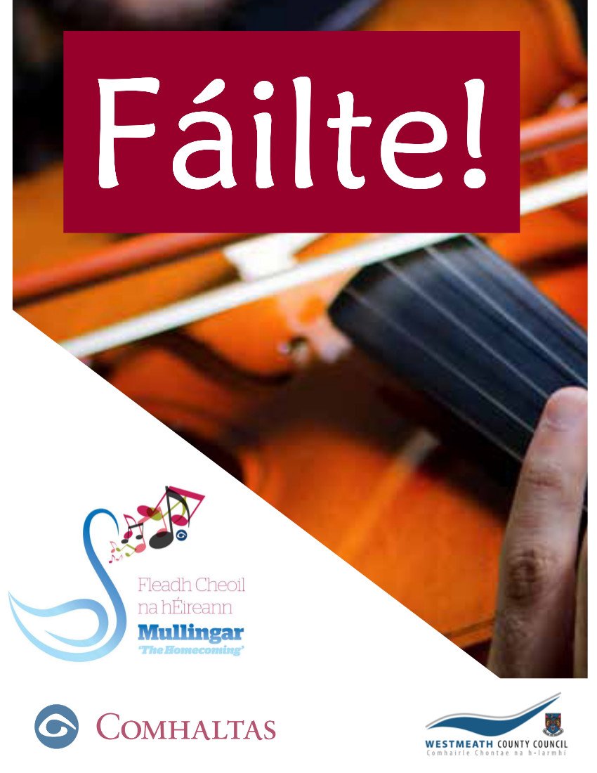Mullingar_ie's tweet photo. This Saturday the Mullingar Fleadh 2020 Committee is hosting a Town Tour for delegates of Comhaltas, the people who decide on where the Fleadh will be hosted. 

 @Mgar_Chamber would like retailers to decorate their windows in the theme of Irish music and culture. 

Please RT https://t.co/yVsMAqIhlk