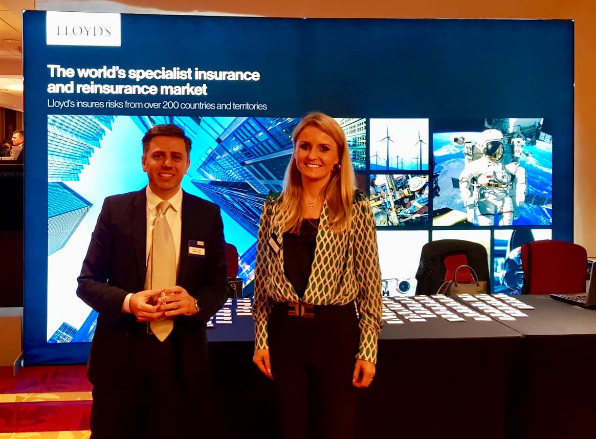Insurtech MGA's Marta Moroz e Feliciano Lombardi present at <a href="/LloydsofLondon/">Lloyd's</a> Meet the Market in #Warsaw event today. 

#insurance #insurtech #startup #fintech #mga #broker #lloyds