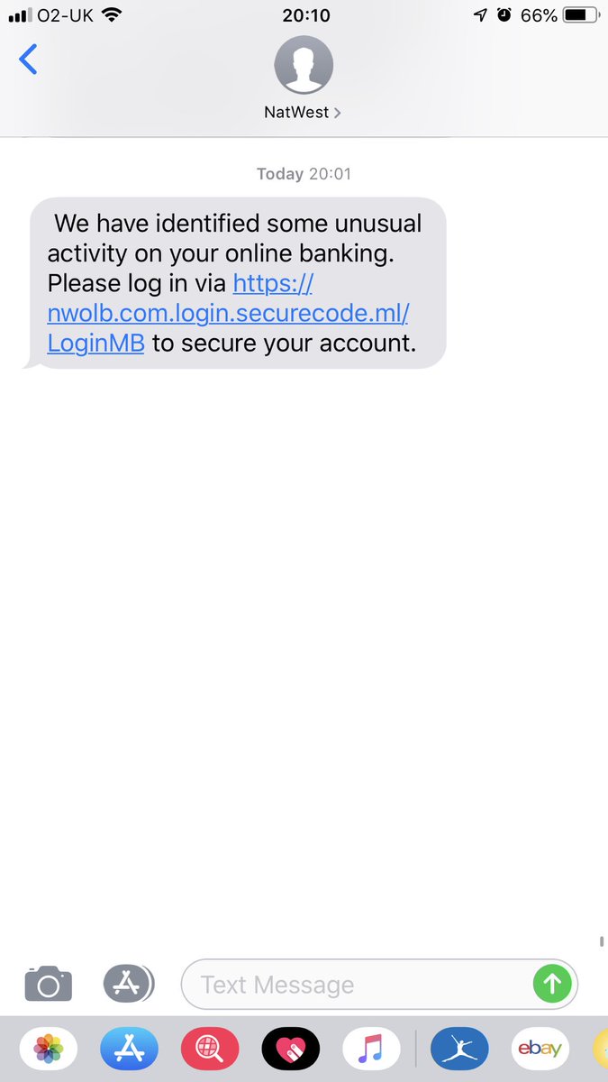 Loueh88's tweet photo. @NatWest_Help is this legit? https://t.co/N9c1BZkOtv