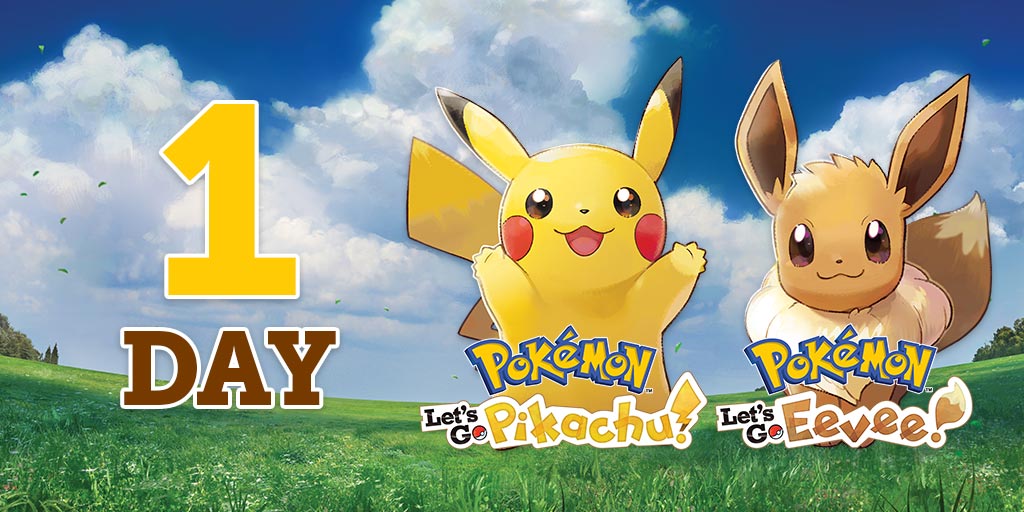 With one day left, it’s time to choose your #PokemonLetsGo team—once and for all! 

#TeamPikachu or #TeamEevee, Trainers? bit.ly/2Q3KJ3a