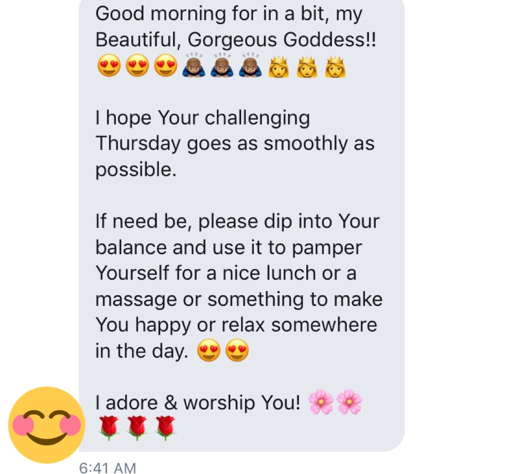 MistressLeora's tweet photo. What vanilla people think about #femdom subs and SW clients:

“They must be weirdos or creeps.
Doesn’t it feel gross that they jerk off to you? 
Don’t you feel exploited? 
They must treat you like an object.”

My subs: https://t.co/vtjCUmD7L7
