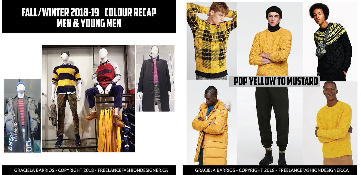 FreelanceFashD's tweet photo. For those guys who are too busy at work and want to know what colour is trendy and hot to wear now, check out my F/W 2018/19 Colour Recap for Men &amp; Young Men
#fallcolourtrends #Mensfashion #freelancer #freelancefashiondesigner https://t.co/99568uX8rL