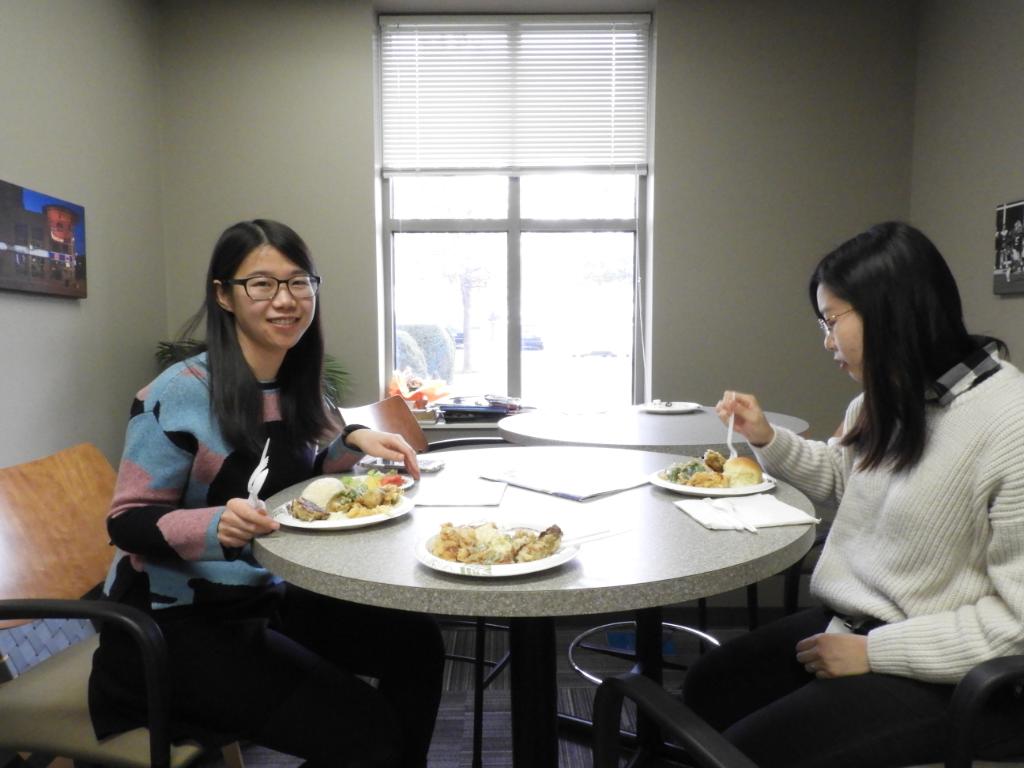 SFRDC's tweet photo. This week, the #SFInterns and staff gathered together to celebrate the Thanksgiving holiday a little early with a feast. We’re happy to share that all proceeds from our event will be donated to @cunninghamhome. https://t.co/PoD1SL1fT1