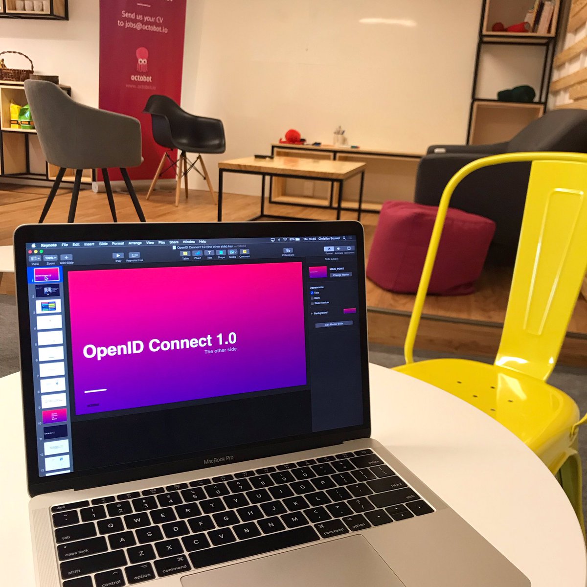 cbouvier15's tweet photo. Everything ready for tonight MVD Web Developers meetup @octobotdev @QualabsUy
OpenID Connect 1.0: The other side and Internet Video Streaming. π¬π€
#softwareengineer #developer #development #openid #oauth #mvdwebdevelopers #mvd #thursday #meetup #uruguay #octobot #qualabs https://t.co/eTumXRKvbD