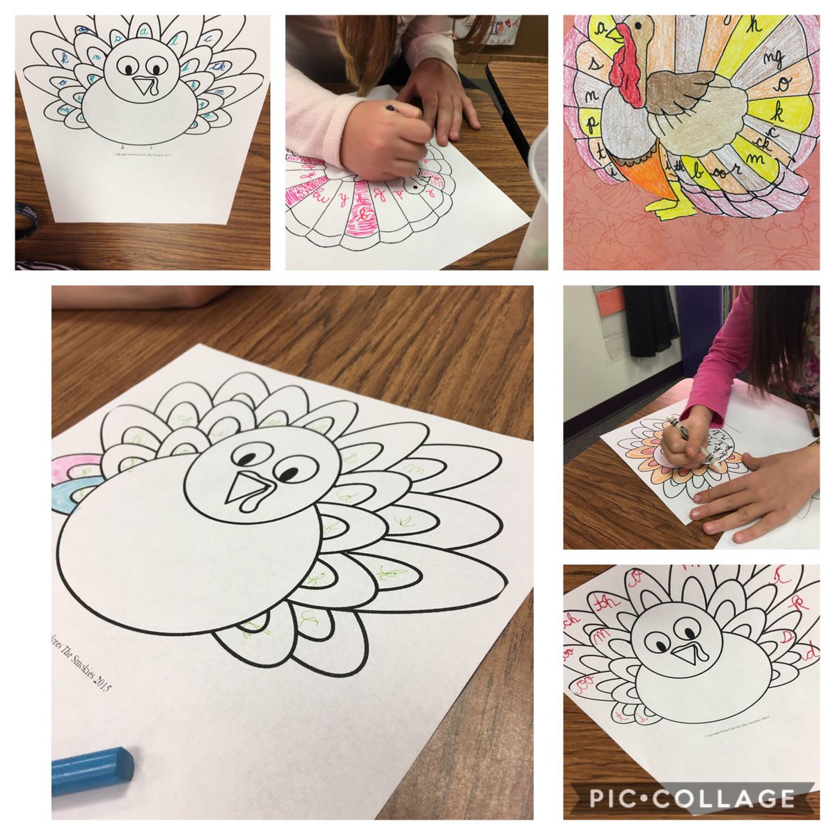 MrsD_Literacy's tweet photo. Turkey cursive! @BESTexans #gcisdLIT https://t.co/aqku4dTVUm