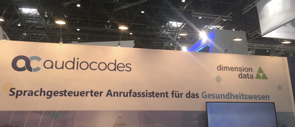 f_siebert_'s tweet photo. @R_EDU_HC_DiData und @AudioCodes bei der #MEDICA2018 in Düsseldorf! Sprachgesteuerter Anrufassistent im Healthcare Umfeld smart umgesetzt mit #acvoca und @DimensionData ➡️ lassen Sie Ihre Hotline nicht mehr ihr #bottleneck sein! Sprechen Sie mit uns! https://t.co/ts58QXUEFc