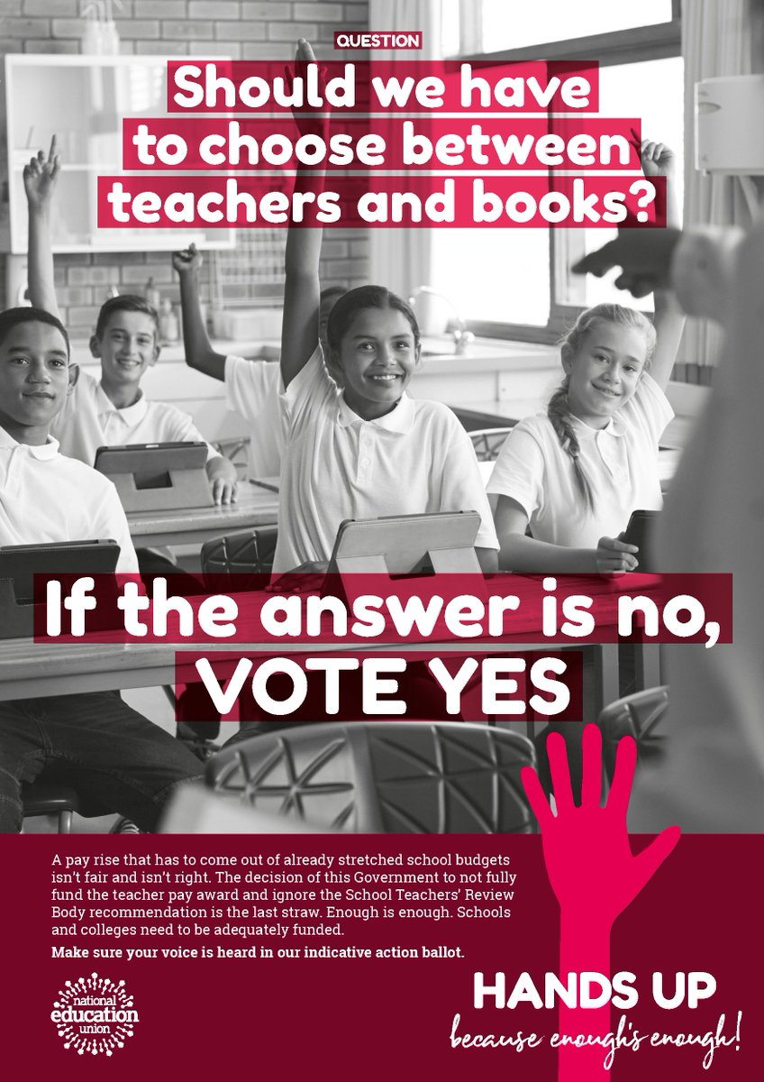 NEUnion's tweet photo. The online indicative ballot is now open and will run until early January 2019.  If you don't receive an email or a letter by 30 November, please let us know  https://t.co/pPFXidN8Do 

#HandsUp https://t.co/igVtAHdLEU