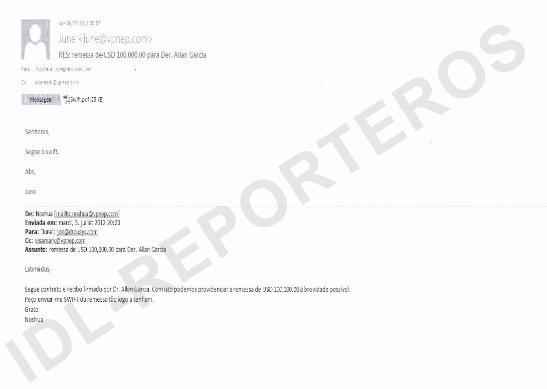 IDL_R's tweet photo. Un operador del Sector de Operaciones Estructuradas envió a Marcos Grillo, ejecutivo de Odebrecht, el contrato y recibo firmado por #AlanGarcía para luego hacer el pago de US$100 mil por la conferencia brindada en Sao Paulo. ►https://t.co/KMrpo56vyq https://t.co/A36xj0Aybh